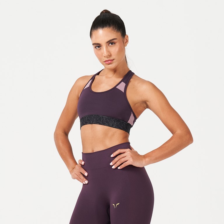 Lab360° TDry™ Sports Bra - Plum Perfect